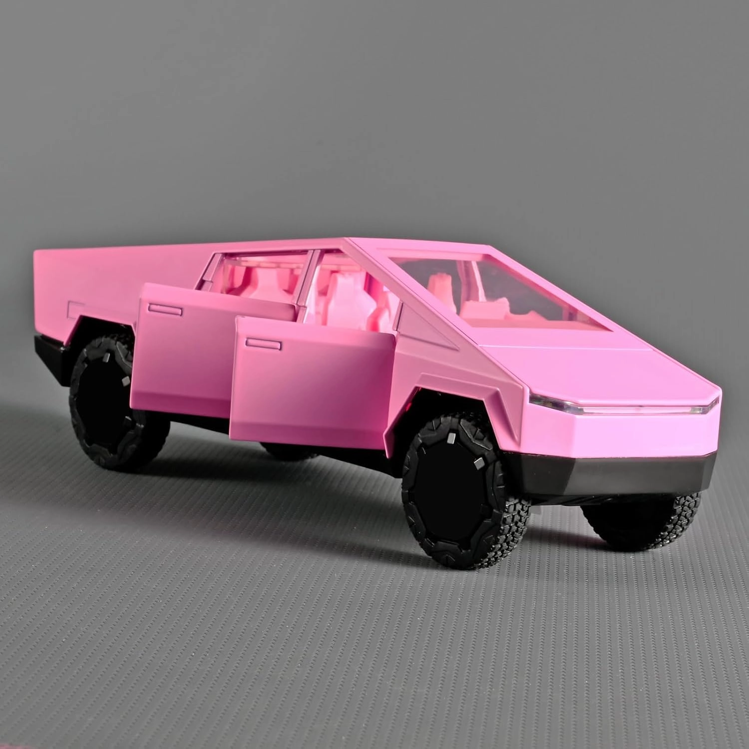 Trucks for Kids Toy Pickup Truck 1/32 Metal Toy Truck,Big Trucks for Toddlers 3-5,Die Cast Metal Model Truck,Pull Back Cars Toys with Light and Sound,Toy Trucks for Boys Age 4-7（Pink）