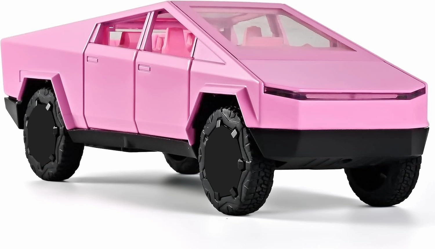 Trucks for Kids Toy Pickup Truck 1/32 Metal Toy Truck,Big Trucks for Toddlers 3-5,Die Cast Metal Model Truck,Pull Back Cars Toys with Light and Sound,Toy Trucks for Boys Age 4-7（Pink）