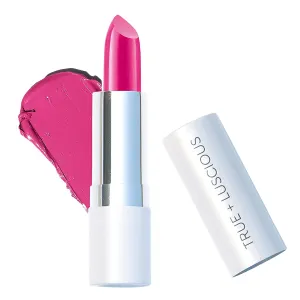 True   Luscious Super Moisture Lipstick – Clean, Vegan and Cruelty Free – Lasting Hydration for Dry Lips with a Satin Finish – Wild Rose