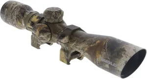 TRUGLO 4x32MM Compact Tactical Hunting Shooting Durable Waterproof Fogproof Scratch-Resistant Aluminum Tube Diamond Reticle Riflescope with Weaver-Style Rings & Lens Covers Included