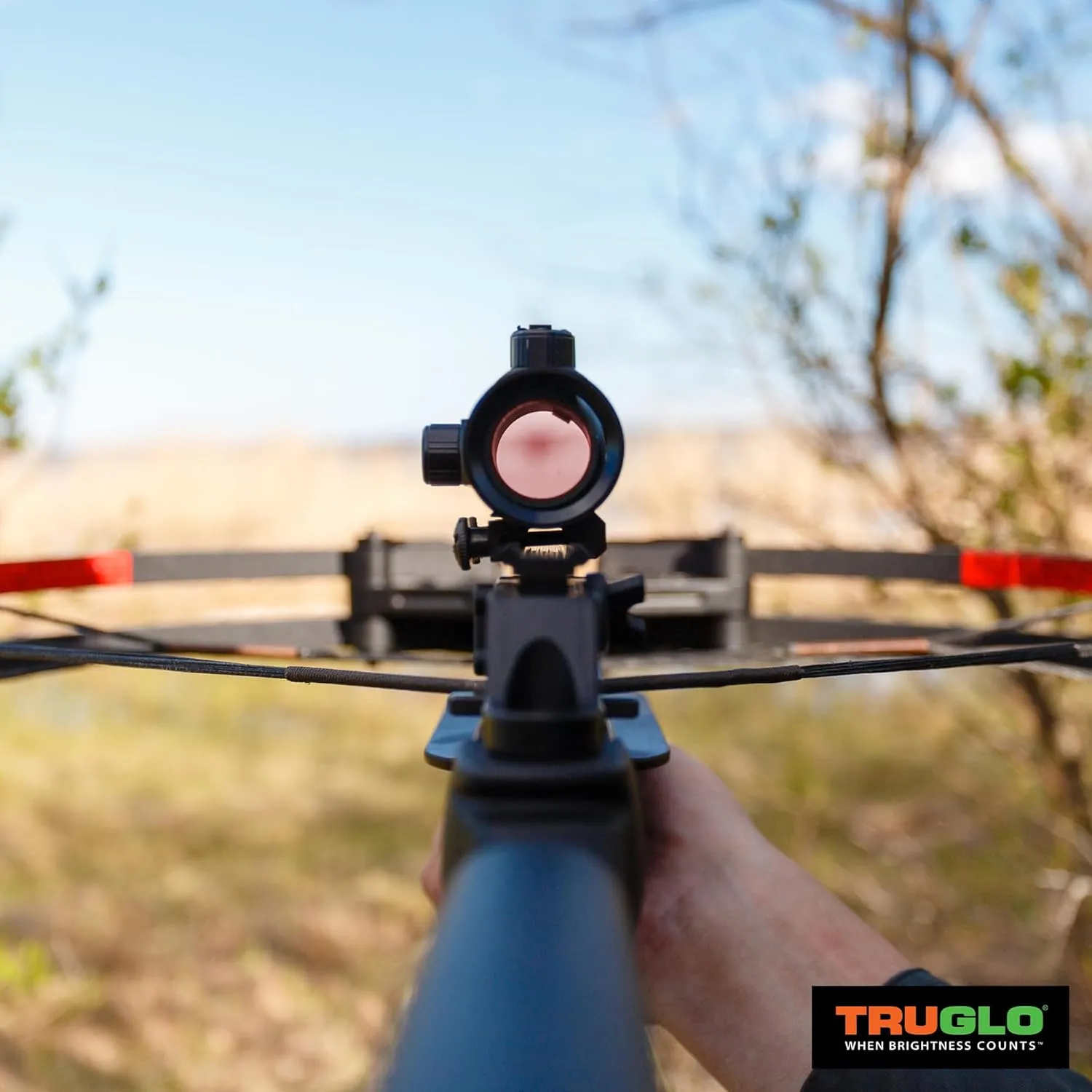 TRUGLO GOBBLE-STOPPER 30mm 3-MOA Turkey Hunting Dual-Color Center Dot Sights with Multi-Coated Lenses, Available in Anodized Matte Black or Realtree Finish