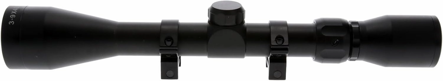 Truglo BUCKLINE Tactical Hunting Shooting Durable Waterproof Fogproof 1" Aluminum Tube Riflescope with Weaver-Style Mount Rings & Elastic Lens Covers Included