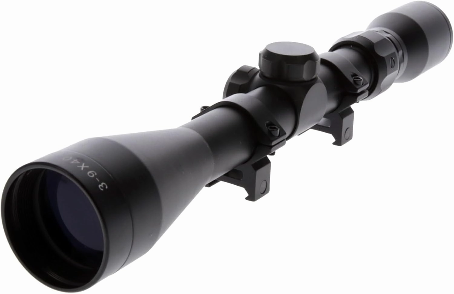 Truglo BUCKLINE Tactical Hunting Shooting Durable Waterproof Fogproof 1" Aluminum Tube Riflescope with Weaver-Style Mount Rings & Elastic Lens Covers Included