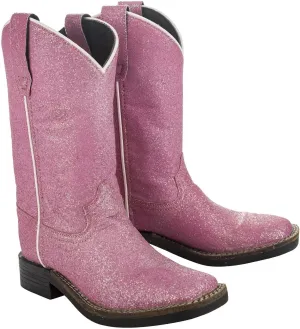 TuffRider Children's Pink Glitter Western Boot