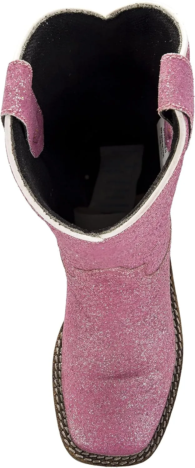 TuffRider Children's Pink Glitter Western Boot
