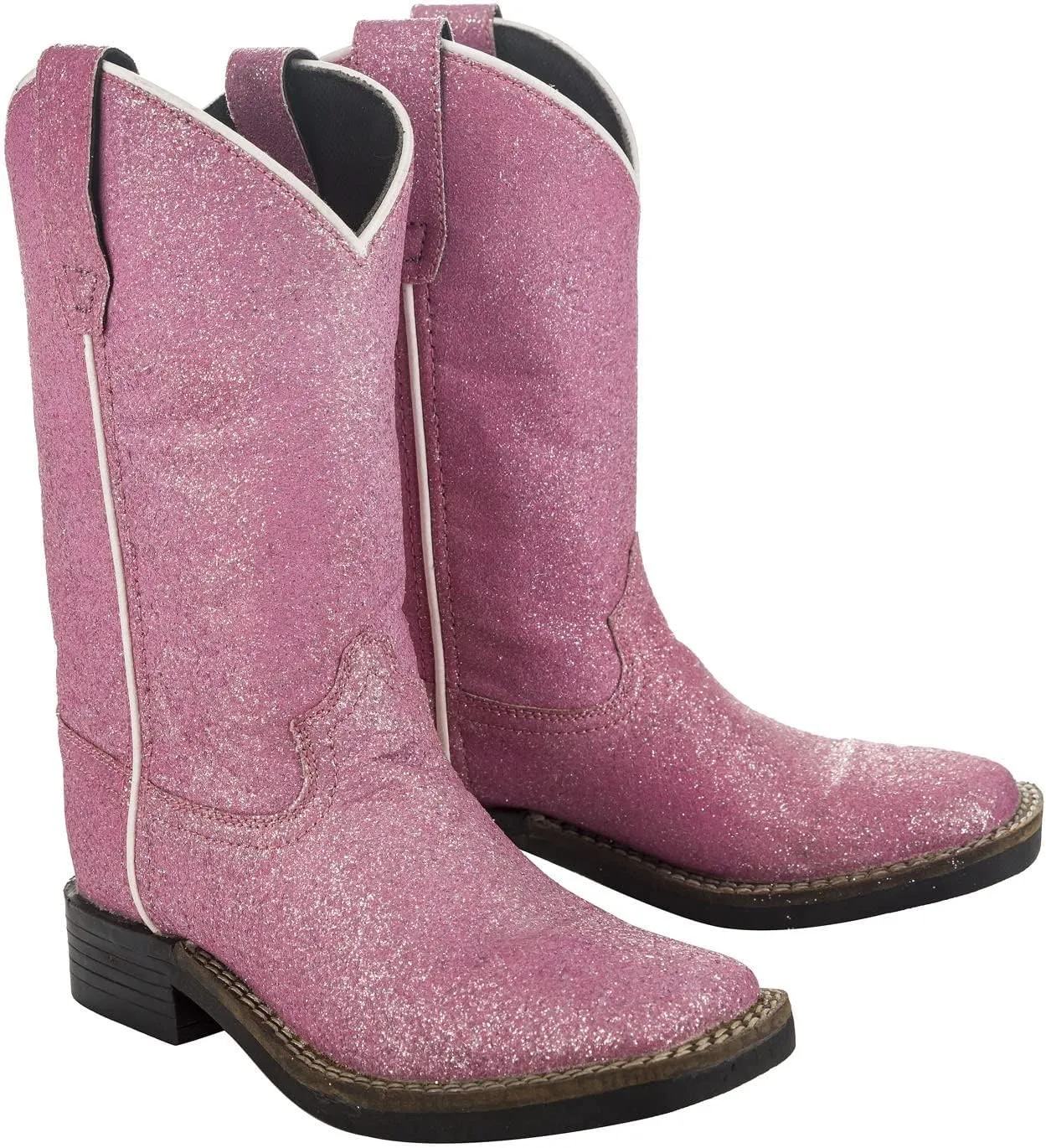 TuffRider Children's Pink Glitter Western Boot