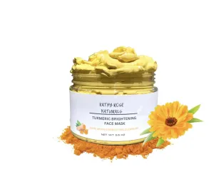 Turmeric Face Mask – Advanced Turmeric Clay Mask with Aloe Vera – Skin Brightening Mask with Curcuma and Kaolin Clay – Illuminating Turmeric Face Mask for Even Skin 5.6 OZ