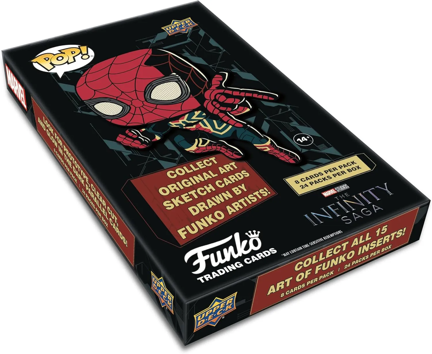 UCC Distributing Funko Pop Marvel Trading Card Box - 24 Packs Per Box/Factory Sealed