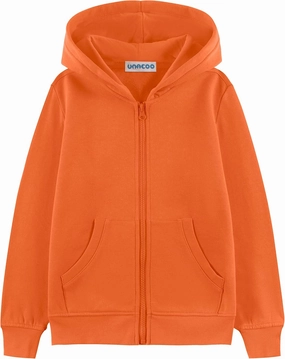 UNACOO Girls Boys Zip Up Hoodie Soft Fleece Sweatshirt Kids Hoodies for Toddler Zipper hoodie Jacket (Age 3-12 Years)