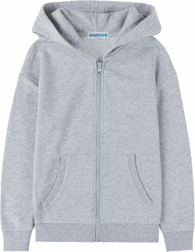 UNACOO Girls Boys Zip Up Hoodie Soft Fleece Sweatshirt Kids Hoodies for Toddler Zipper hoodie Jacket (Age 3-12 Years)