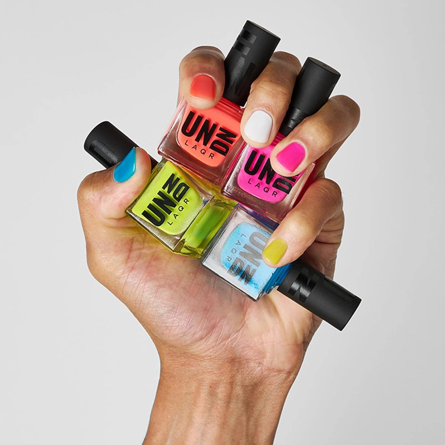 UNDN Vegan Nail Polish - Cloud Washed - Jelly Hot Pink Nail Polish for Women and Men - Long Lasting, Cruelty Free - 0.5 oz