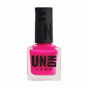 UNDN Vegan Nail Polish - Cloud Washed - Jelly Hot Pink Nail Polish for Women and Men - Long Lasting, Cruelty Free - 0.5 oz