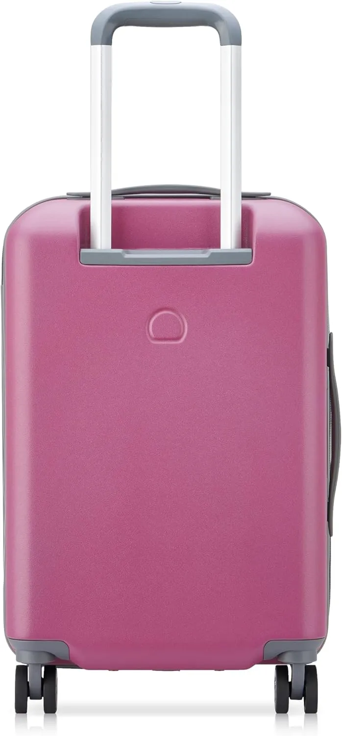 United Colors of Benetton UCB Hardside Luggage with Spinner Wheels, Pink, Carry-On 19 Inch