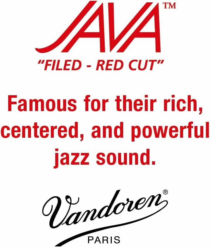 Vandoren SR2625R Alto Sax JAVA Red Reeds Strength 2.5; Box of 10