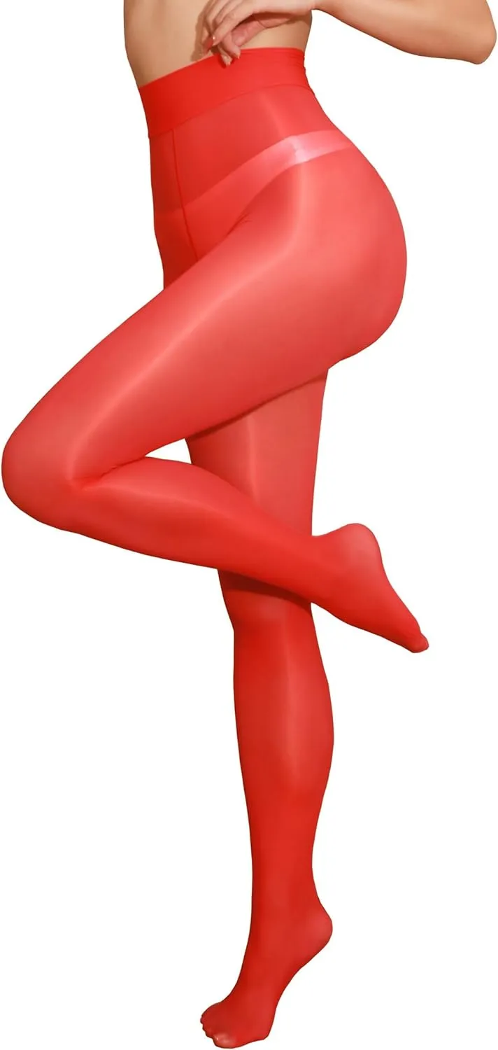 VEBZIN Pantyhose Sheer Tights for Women Nude High Waisted Sheer Pantyhose