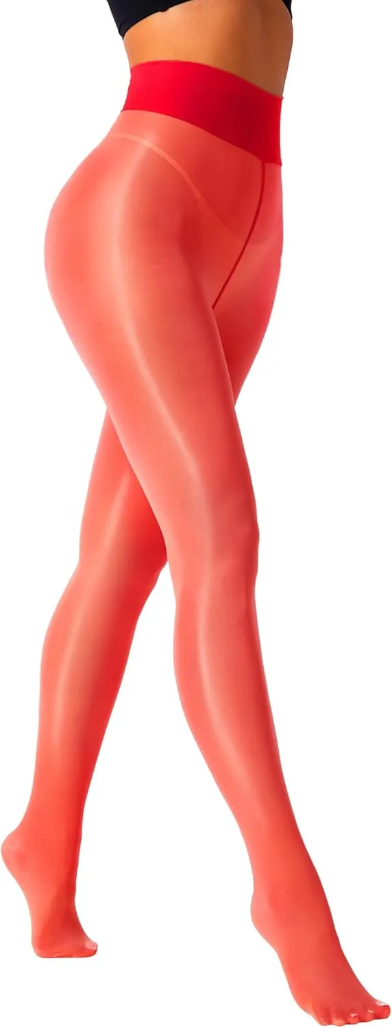 VEBZIN Pantyhose Sheer Tights for Women Nude High Waisted Sheer Pantyhose