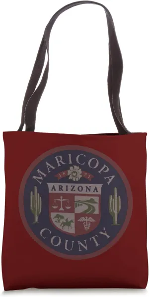 Vintage Maricopa County Arizona Intentionally Faded Tote Bag