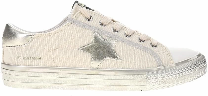 Vintage Havana Womens Alive Metallic Glitter Slip On Sneakers Shoes Casual - Gold