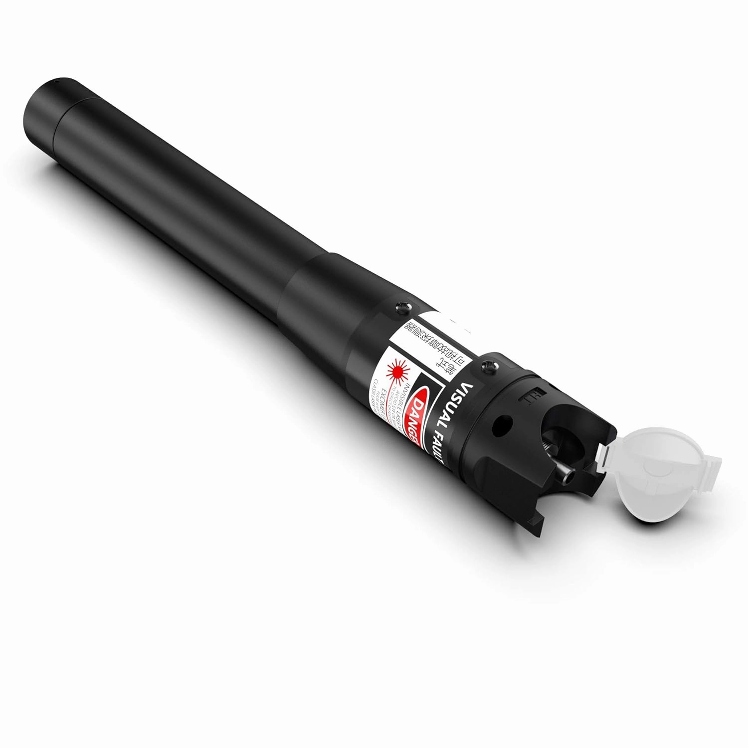 Visual Fault Locator   FC/LC Connector Kit 30mW 30KM, VFL Include Single Mode 9/125um FC Male to LC Female Adapter, Red Light Pen for Network Fiber Cable Test, Fiber Optic Source Tester Detector Meter