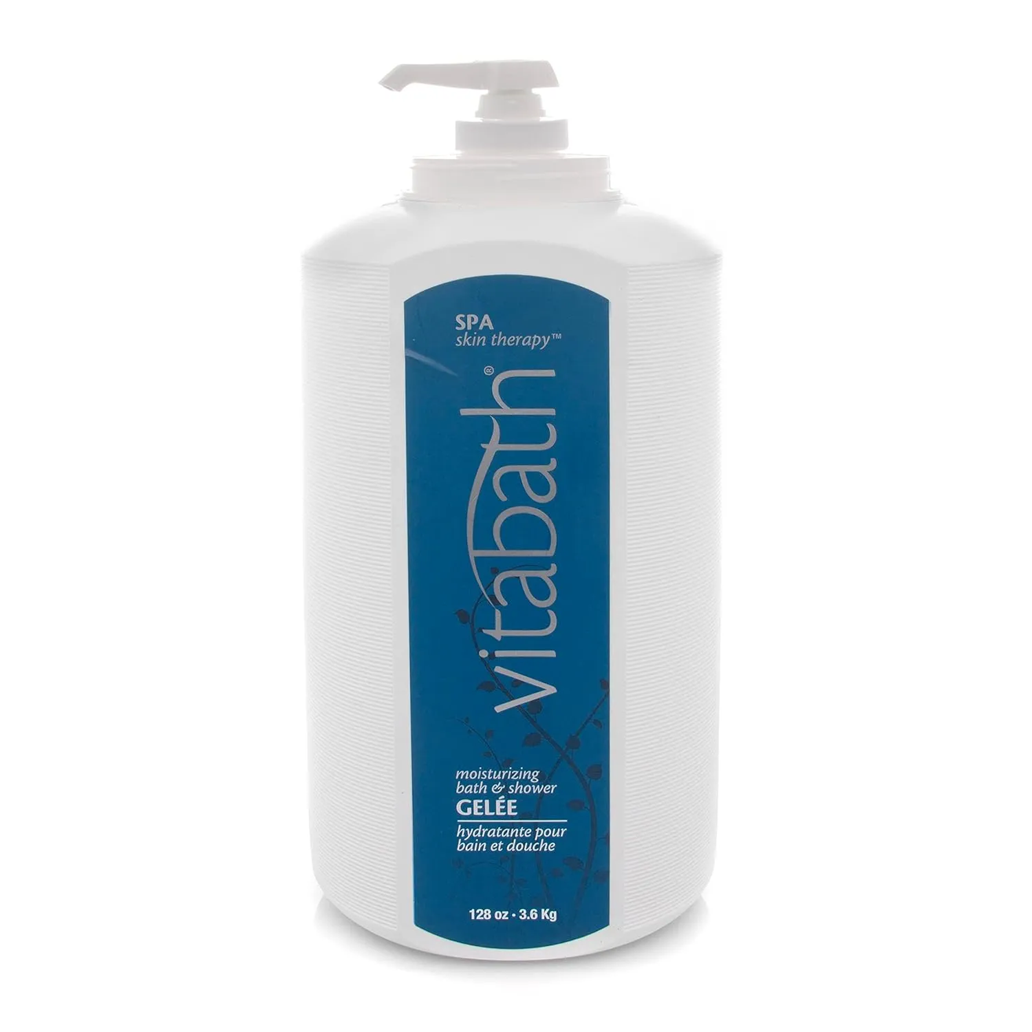 Vitabath Spa Skin Therapy Moisturizing Bath & Shower Gel Wash Nourishing Replenishing Oils Deeply Hydrate Dry Skin - Reviving Body Cleanser & Foaming Gelee Bath - Cruelty-Free - 128 oz