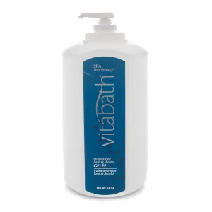Vitabath Spa Skin Therapy Moisturizing Bath & Shower Gel Wash Nourishing Replenishing Oils Deeply Hydrate Dry Skin - Reviving Body Cleanser & Foaming Gelee Bath - Cruelty-Free - 128 oz
