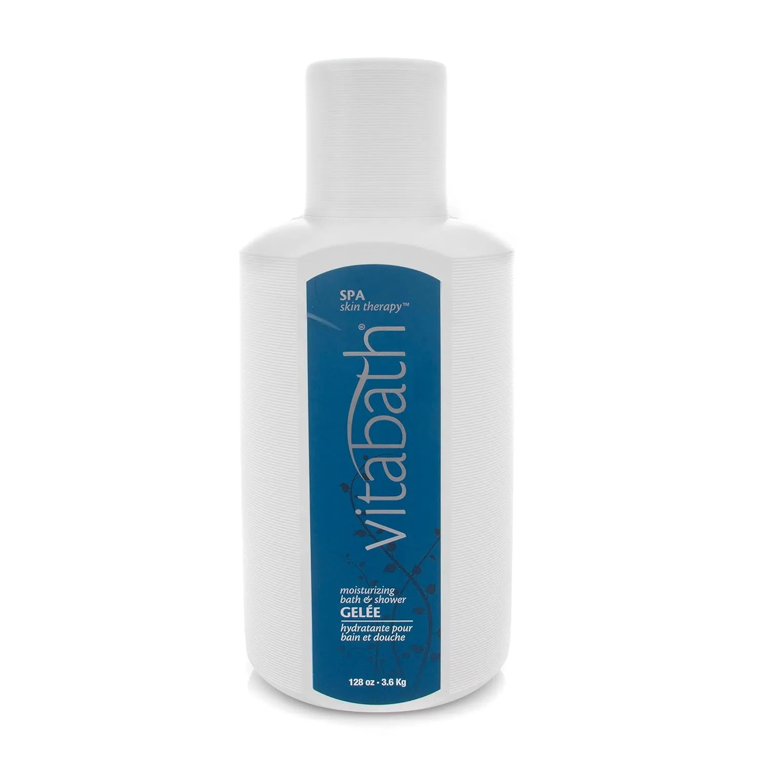 Vitabath Spa Skin Therapy Moisturizing Bath & Shower Gel Wash Nourishing Replenishing Oils Deeply Hydrate Dry Skin - Reviving Body Cleanser & Foaming Gelee Bath - Cruelty-Free - 128 oz