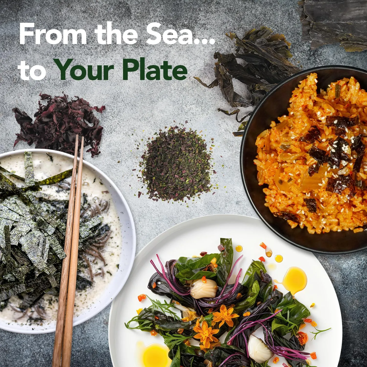 VITAMINSEA Applewood Smoked Dulse | Wild North Atlantic Dried Seaweed for Snacking, Seasoning, Soups & Salads | Rich in Vitamins, Minerals & Antioxidants Good for Thyroid Support | Whole Leaf (1.5 OZ)
