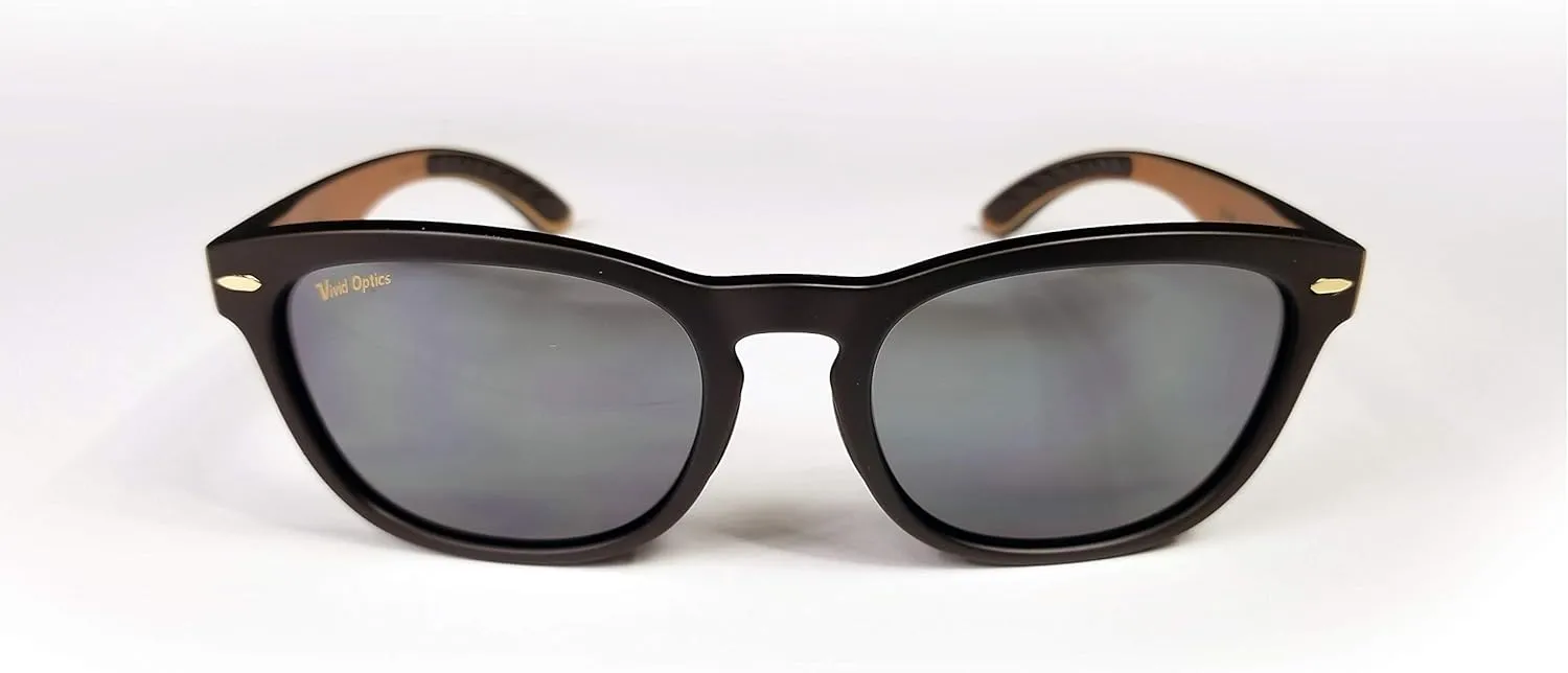 Volvik Sunglasses: Just Call Me Matte POLARIZED SMOKE/RED