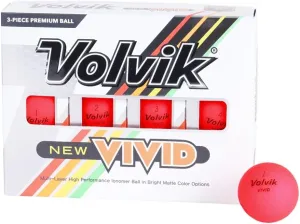 ボルビック(Volvik) Volvic Vivid Red 1 Dozen