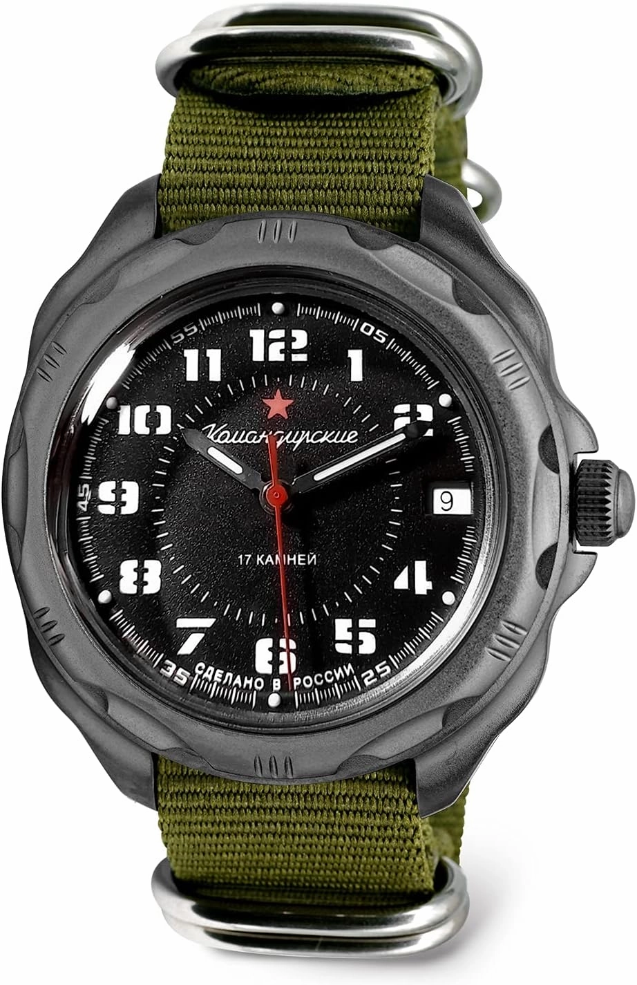 Vostok | Komandirskie Red Star Army Commander Russian Military Mechanical Wrist Watch | Fashion | Business | Casual Men’s Watches | Series 186