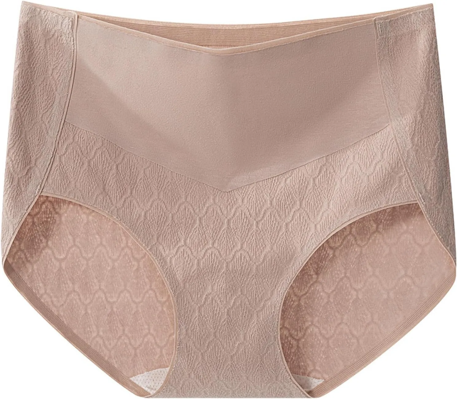 Waisted Underwear Large Size Markless Belly-Lifting Women'S Underwear Briefs Combination Set
