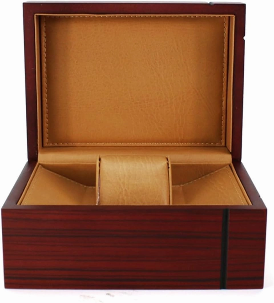 Watch Box Matte Lacquer Watch Box Red Wood Grain Watch Box Storage Box
