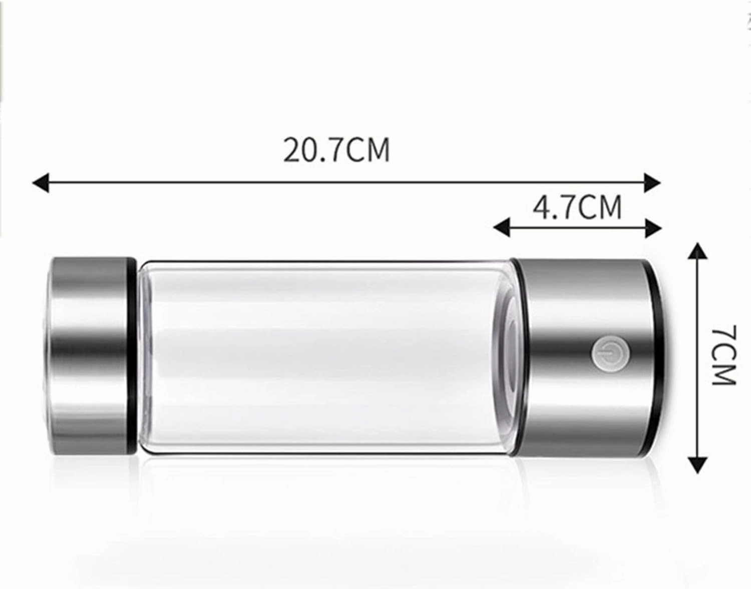 Water Purifiers, Portable Hydrogen Alkaline Water Bottle Hydrogen Rich Water Generator Ionizer USB Rechargeable with SPE and PEM Technology Hydrogen Content Up to 800-1300 PPB for Home Travel Hiking