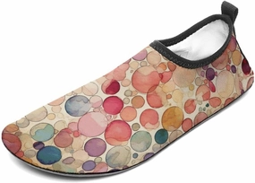 Water Shoes for Women Men Quick-Dry Aqua Socks Swim Pool Barefoot Shoes Light Beige and Peach Beach Shoes