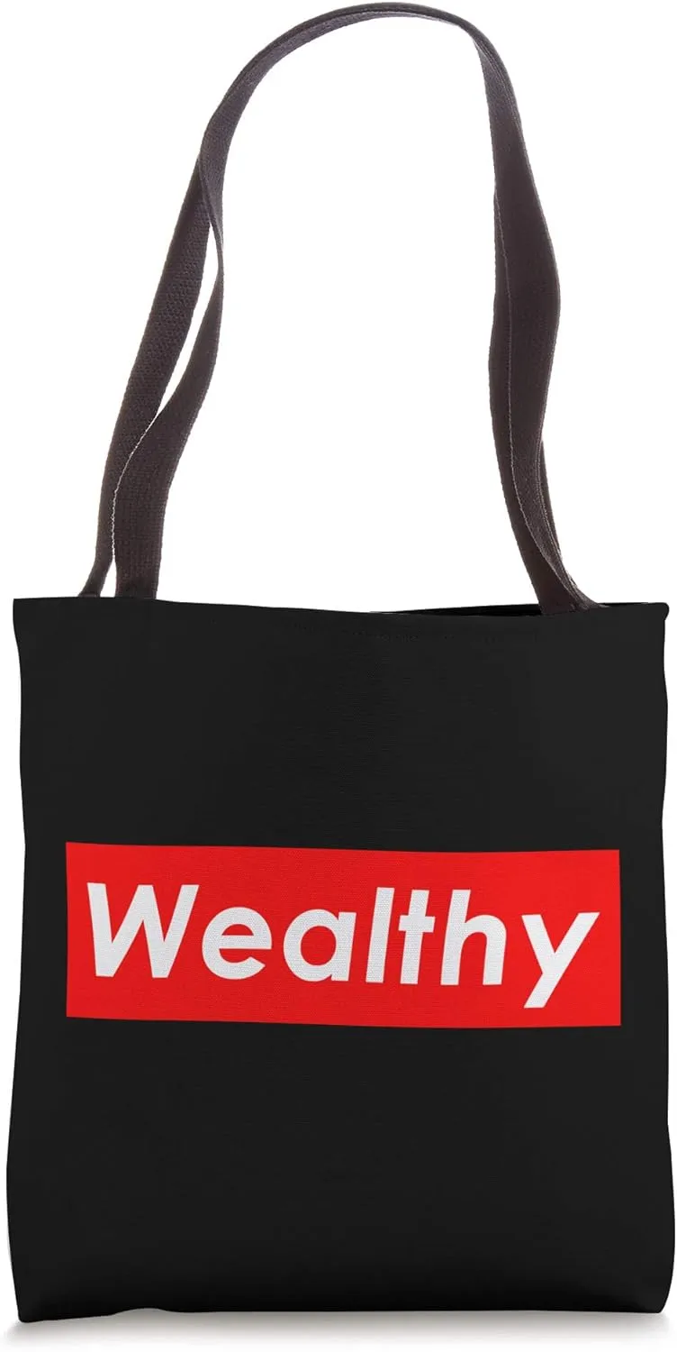 Wealthy Red Box Rich Person Costume For Successful Wealthy Tote Bag