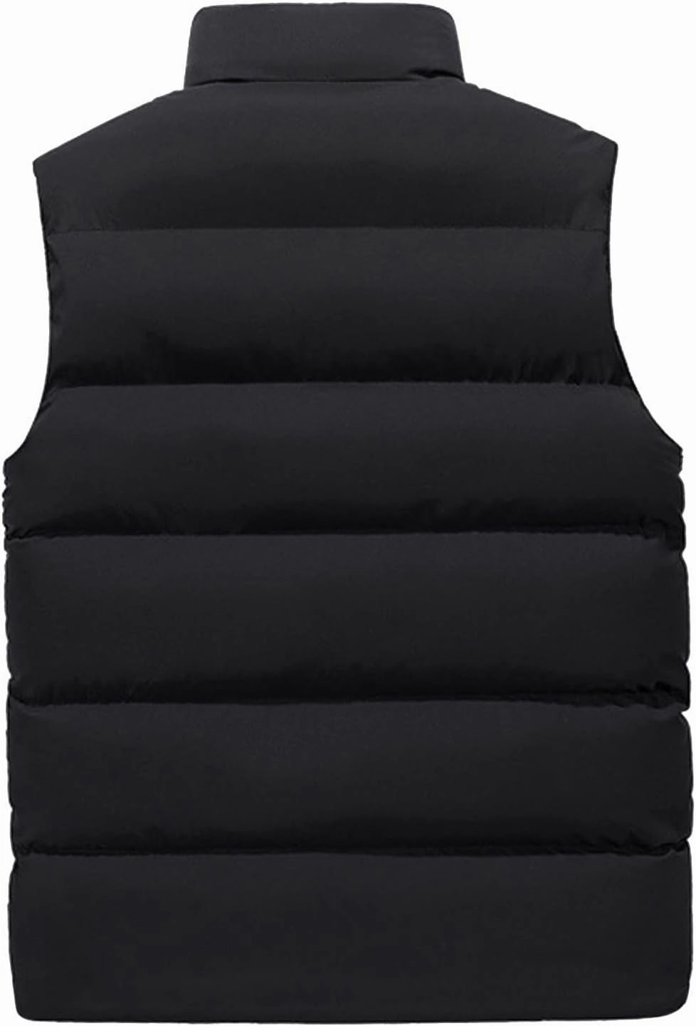 WENKOMG1 Winter Puffer Vest For Men,Lightweight Packable Ski Vest Zip Up Sleeveless Water Resistant Outerwear