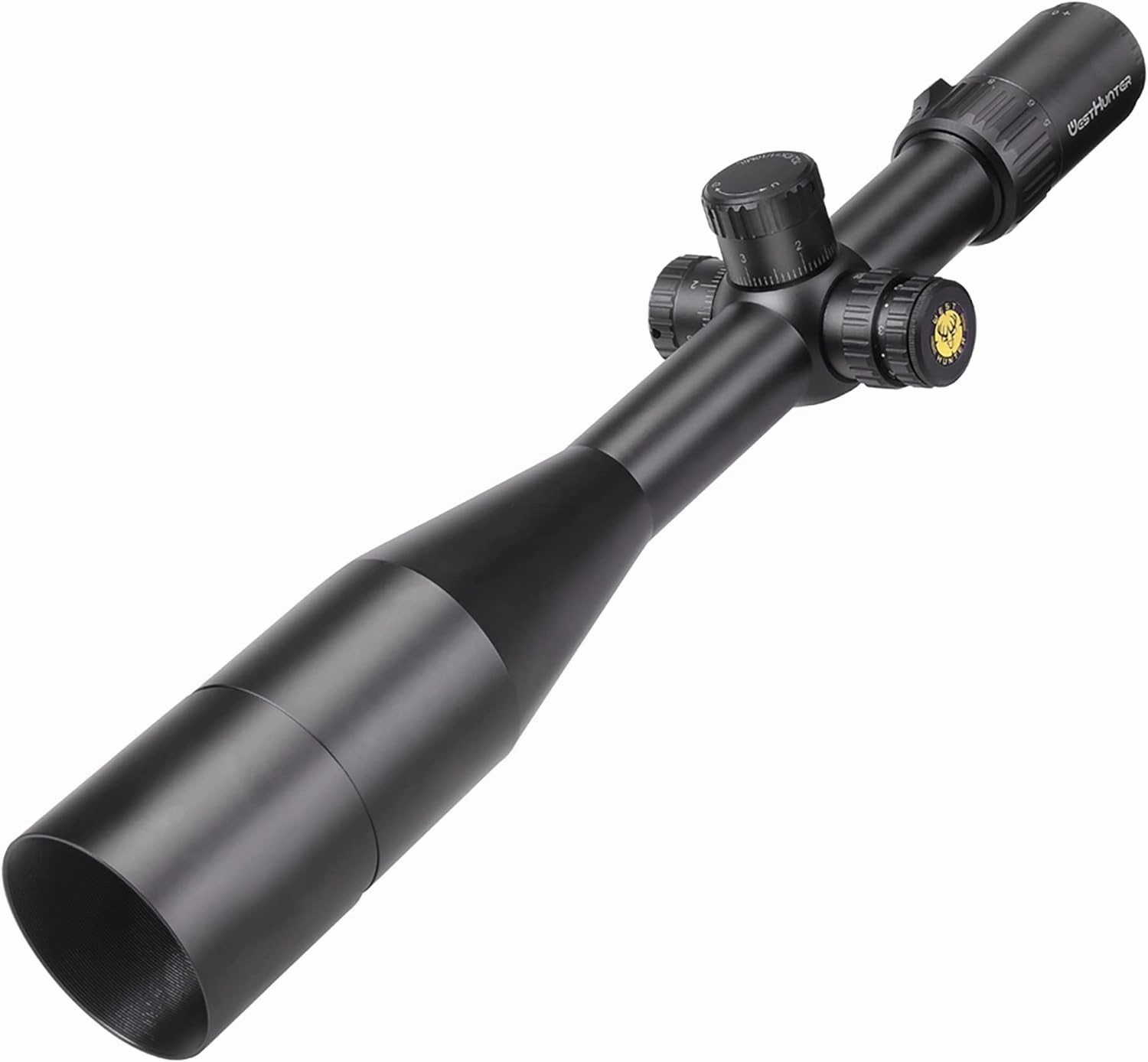 WestHunter Optics TD 5-30x56 SFIR FFP Precision 1/10 MIL Riflescope for Competition Shooting, Zero Stop Turret Red Illuminated First Focal Plane, 34mm Tube Tactical Rifle Scope for Long Range Hunting