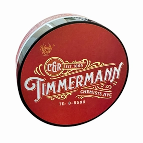 WhollyKaw Shaving Soap | Luxury Dense, Rich & Creamy Lather Tallow Wet Shave Puck Notes of Rum, Vanilla, Tobacco, Cinnamon, Woody, Powdery scent. | Grooming and Skincare for Men 4 oz - Timmermann Red