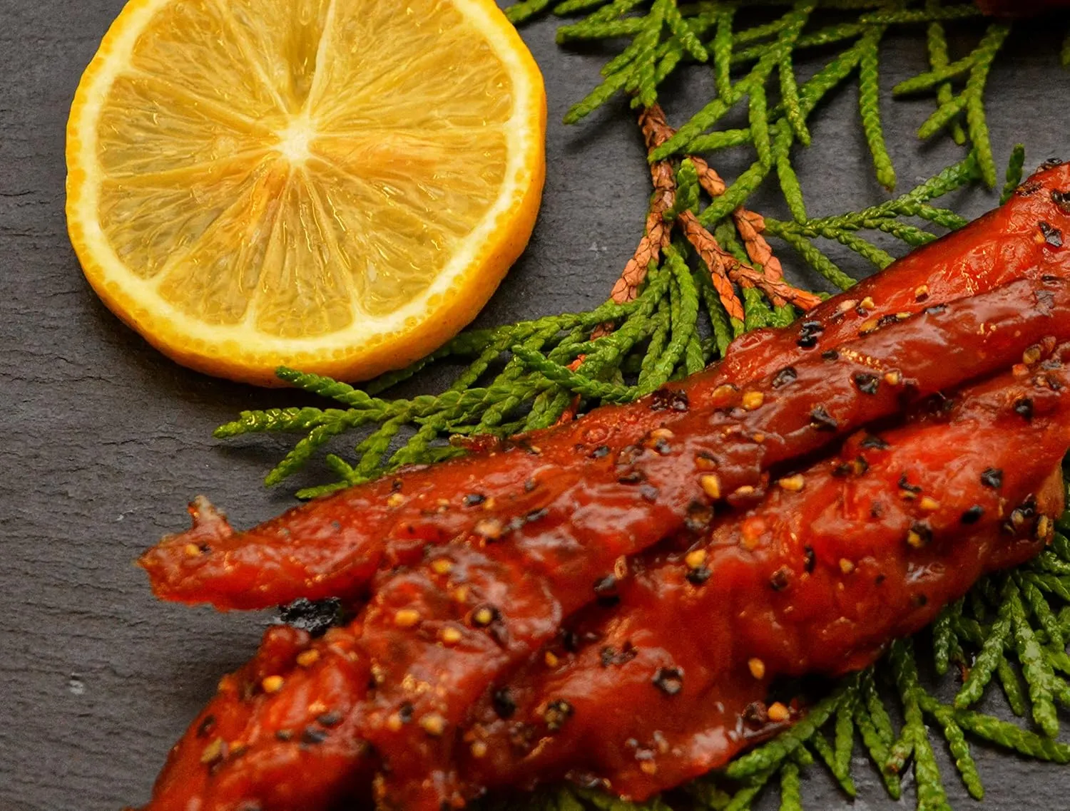 Wild Caught Candied Smoked Salmon Indian Candy Canadian Smoke Salmon (1 Lbs)