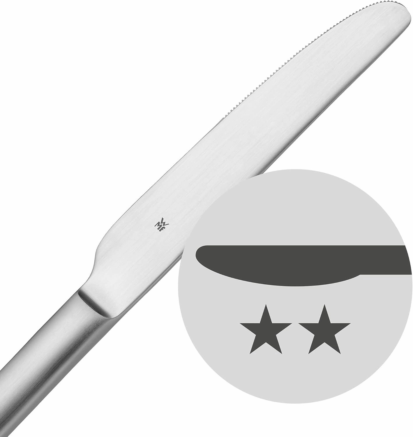 WMF Silk Cromargan Cutlery Set for 12 People, Silver, 60-Piece