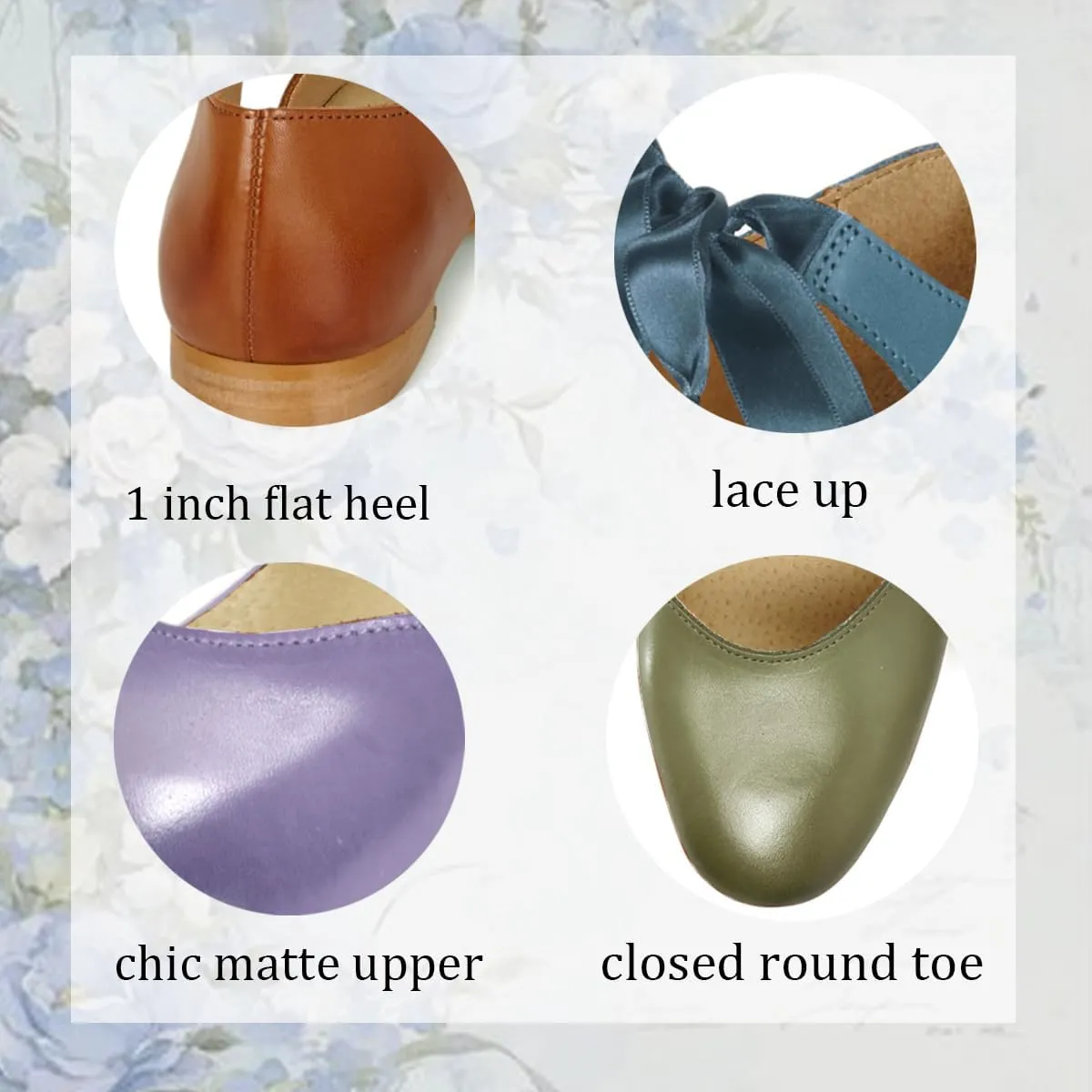Women Casual Lace Up Flats Cut Out Closed Round Toe Flat Sandals Walking Drive Summer Dress Flats Slip On Matte Sandal Flats Ankle Strap Loafer Flat Shoes 4-11 M US