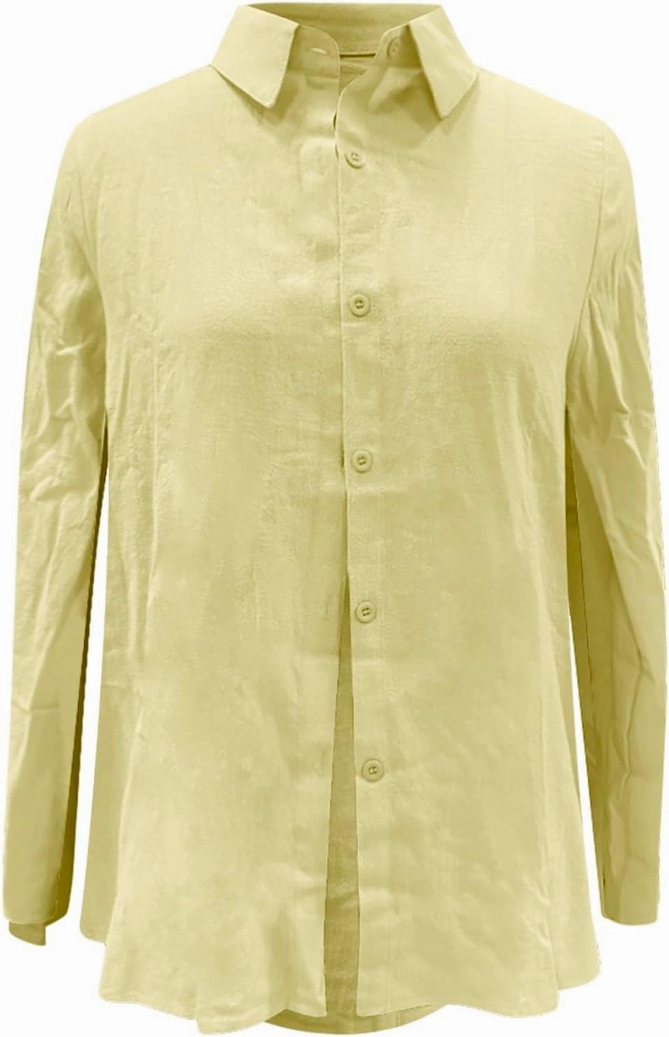 Women's Casual Shirt 2025 Summer Linen Button Down Shirt Rolled Cuffed Short Sleeve Blouse Casual Beach Cotton Tops