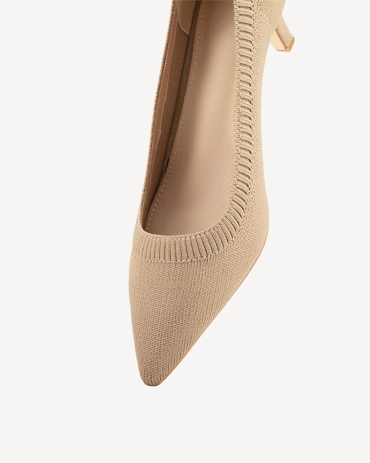 Women's Knit Stiletto Pumps - Summer Breathable Solid Color Pointed Toe High Heels for Work, Parties & Formal Occasions