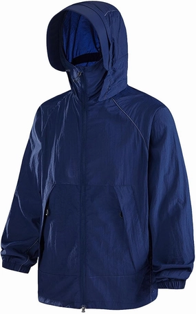 Women’s Outdoor Hiking UV Shirts Summer Sun Protection Jacket Long Sleeve UPF 50  Hooded Coat with Zip Pockets