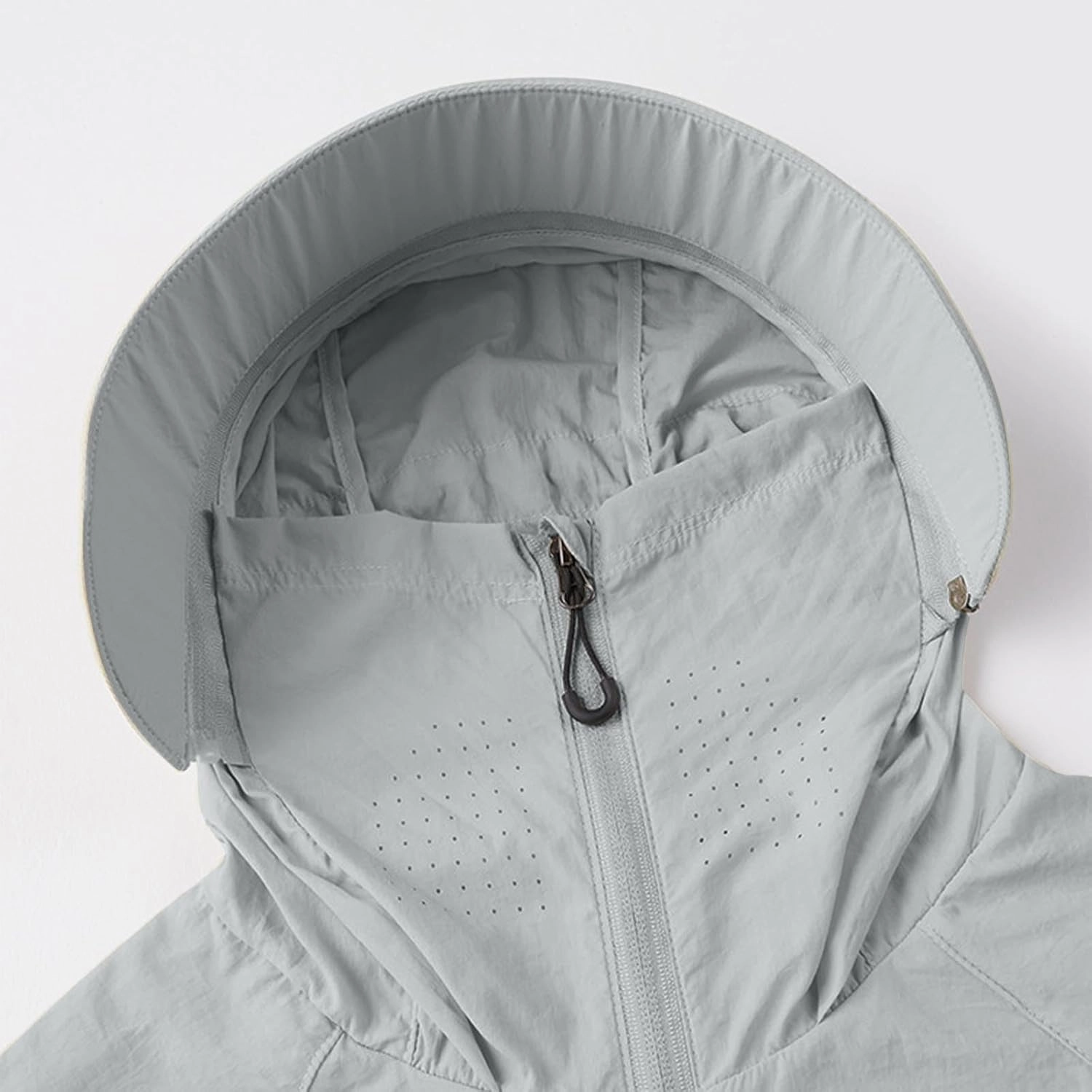 Women’s Outdoor Hiking UV Shirts Summer Sun Protection Jacket Long Sleeve UPF 50  Hooded Coat with Zip Pockets