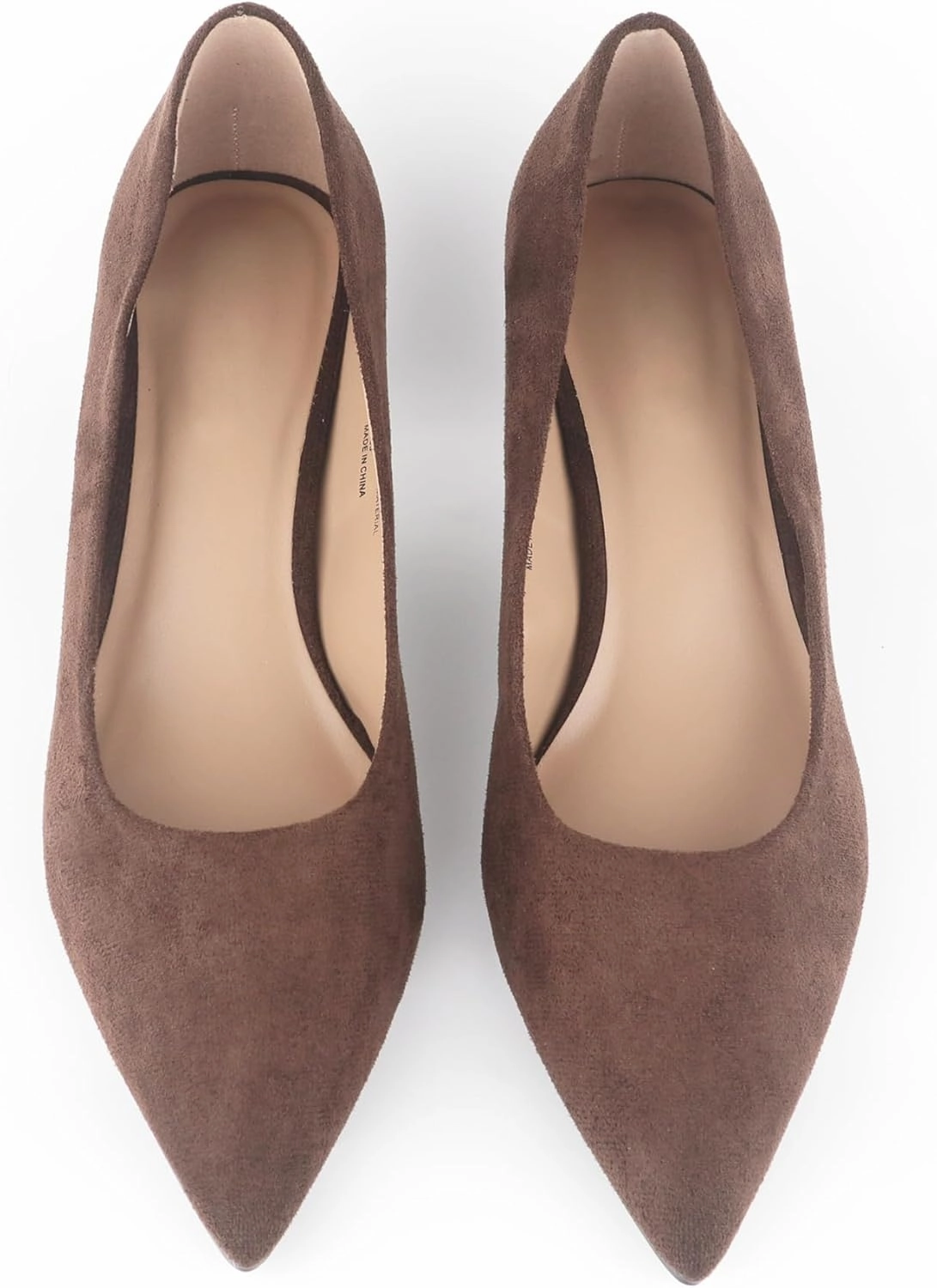 Women's Pumps Kitten Heel Pointed Toe Shoes for Ladies Women Comfortable Office Work Dress Casual Weeding Shoes