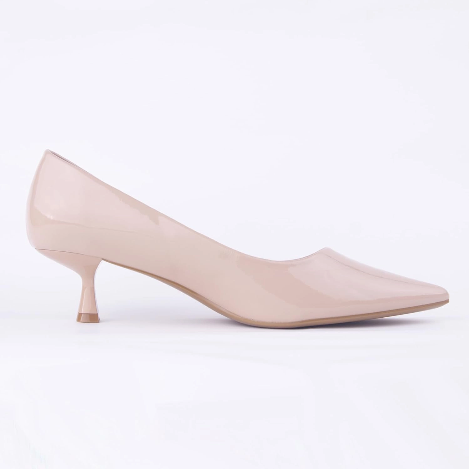 Women's Pumps Kitten Heel Pointed Toe Shoes for Ladies Women Comfortable Office Work Dress Casual Weeding Shoes