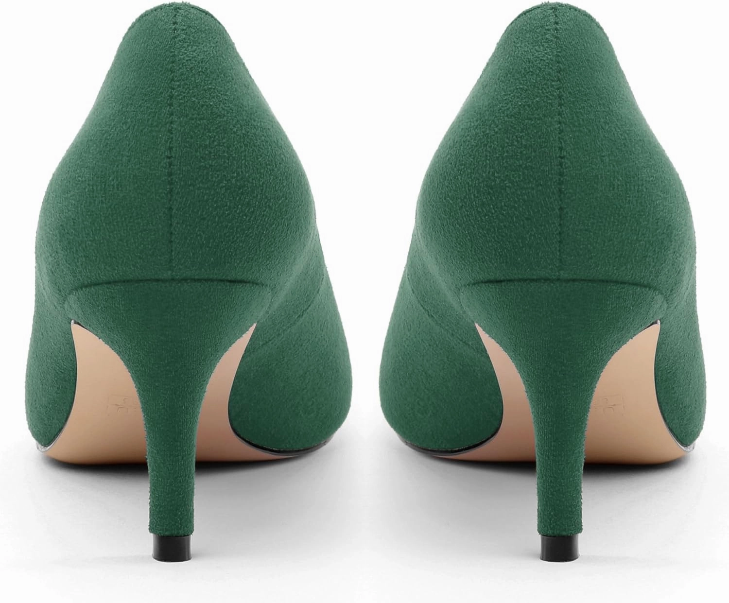 Women's Stiletto High Heel Square Toe Pumps, Sexy Party Closed Toe Classic Dress Heeled Shoes with Square Buckle 2.5in