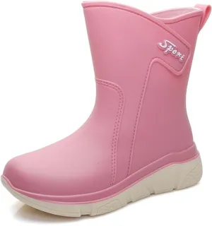 Women's 6 Inch Ankle Boot Women Insulate Rain Boots