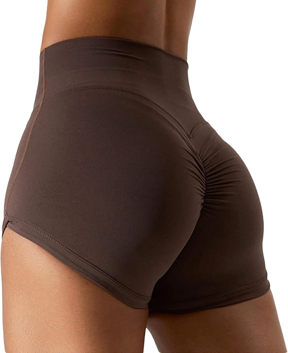 Womens Butterlift High Waist Scrunch Butt Biker Shorts 3 Inches No Front Seam Workout Yoga Gym Booty Shorts